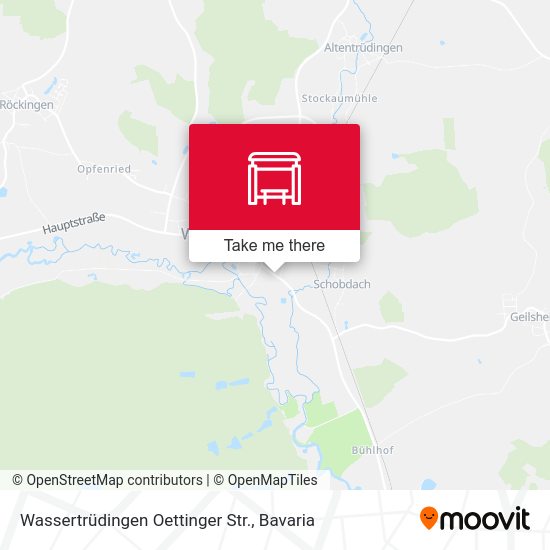 Wassertrüdingen Oettinger Str. map