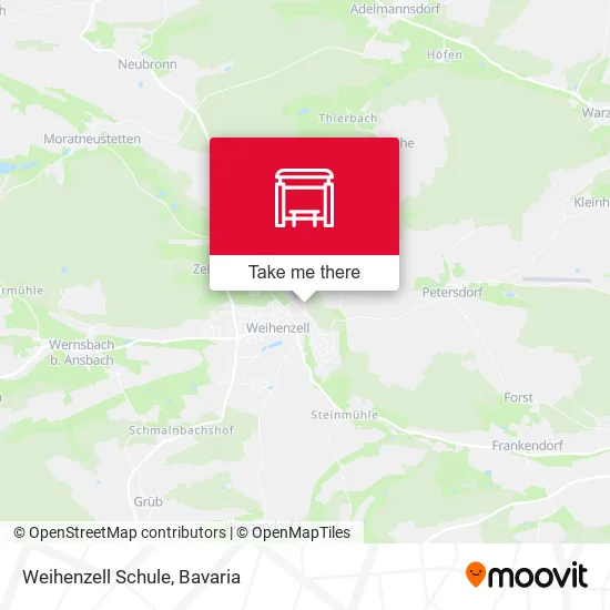 Карта Weihenzell Schule