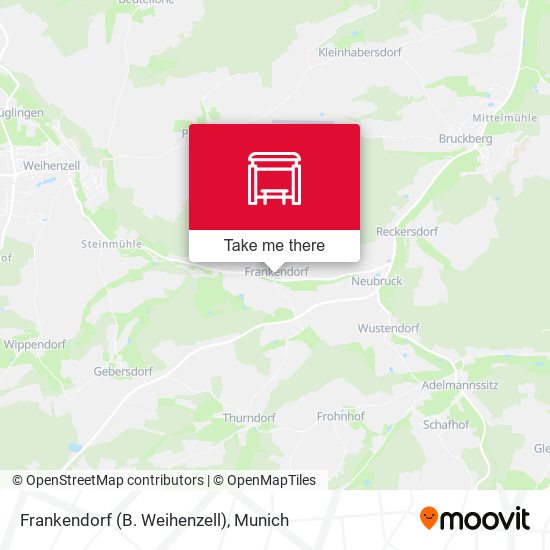 Frankendorf (B. Weihenzell) map