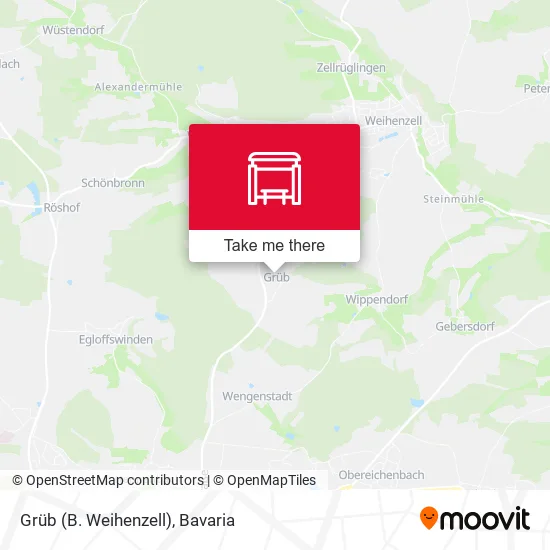 Карта Grüb (B. Weihenzell)