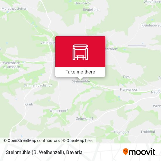 Steinmühle (B. Weihenzell) map