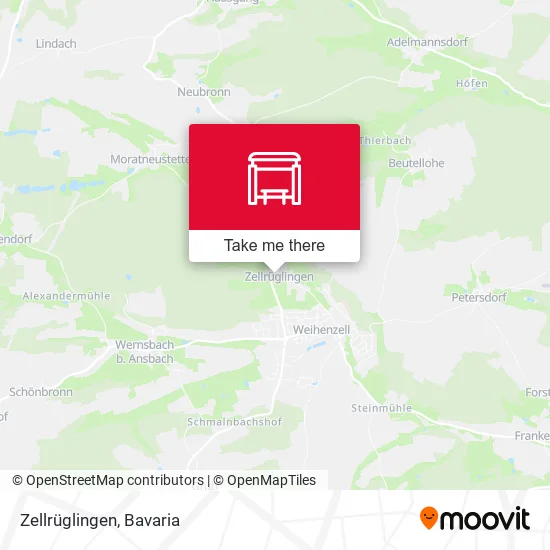 Карта Zellrüglingen
