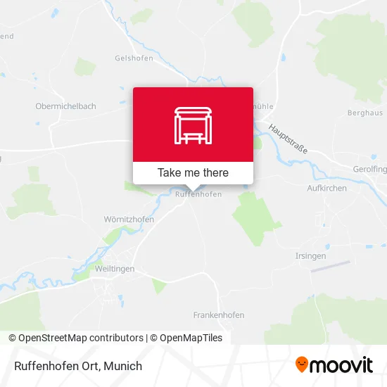 Карта Ruffenhofen Ort