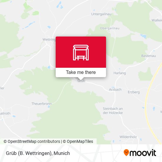 Grüb (B. Wettringen) map