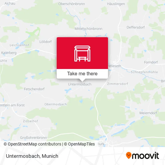 Карта Untermosbach