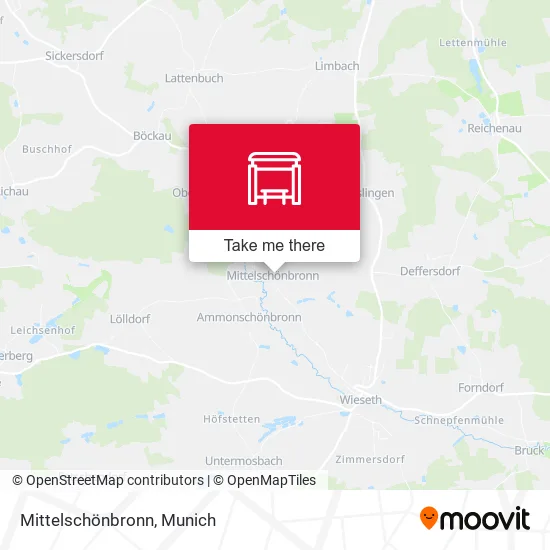 Карта Mittelschönbronn