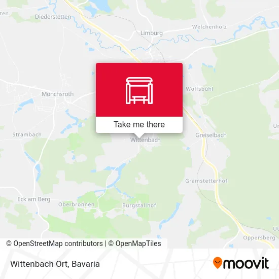 Карта Wittenbach Ort