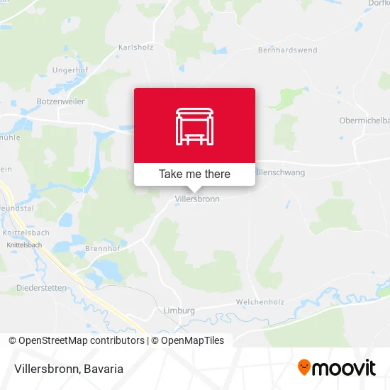 Карта Villersbronn