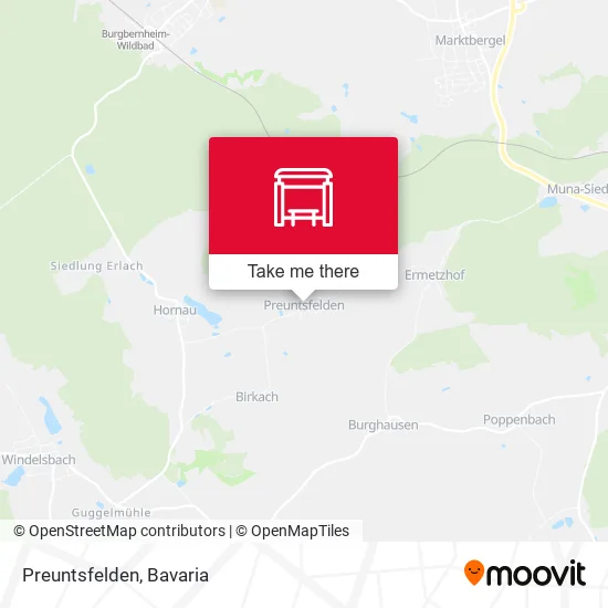 Карта Preuntsfelden