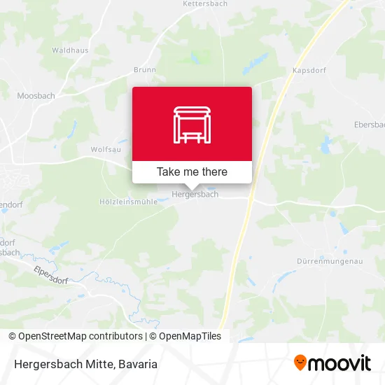 Карта Hergersbach Mitte