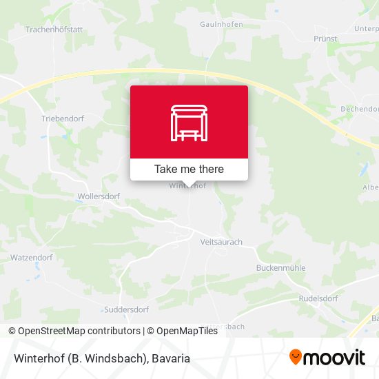 Карта Winterhof (B. Windsbach)