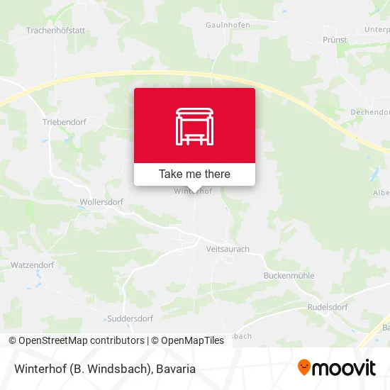 Карта Winterhof (B. Windsbach)