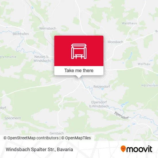 Карта Windsbach Spalter Str.