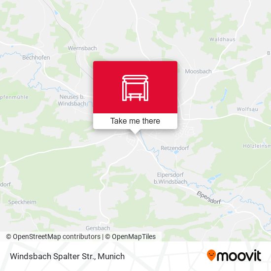 Карта Windsbach Spalter Str.
