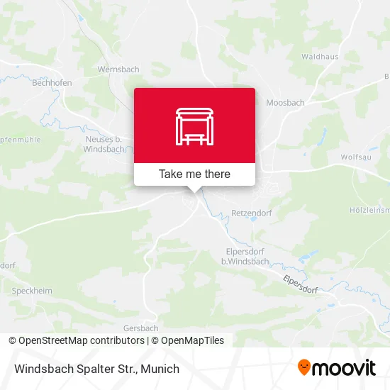 Карта Windsbach Spalter Str.