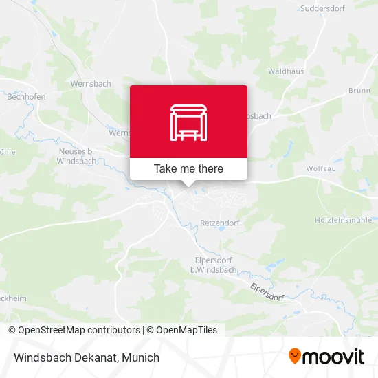 Карта Windsbach Dekanat