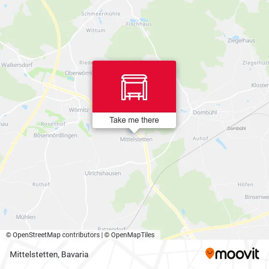 Карта Mittelstetten