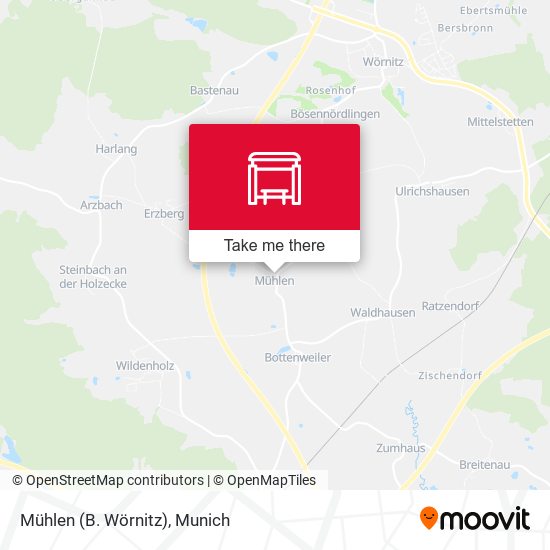 Mühlen (B. Wörnitz) map