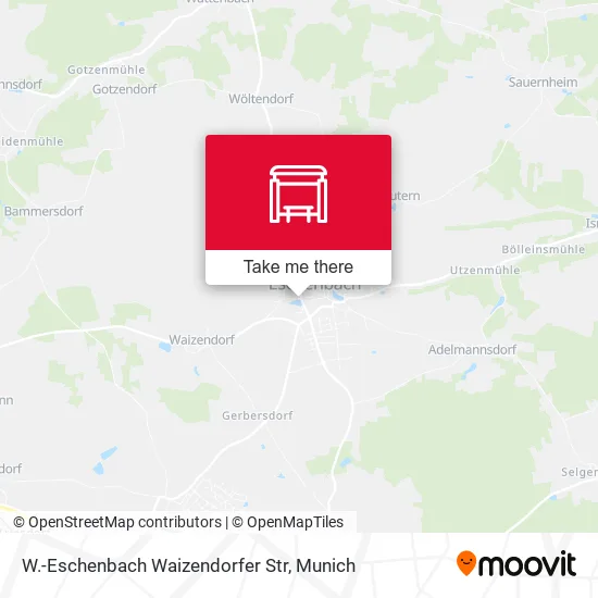 Карта W.-Eschenbach Waizendorfer Str