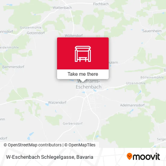 Карта W-Eschenbach Schlegelgasse
