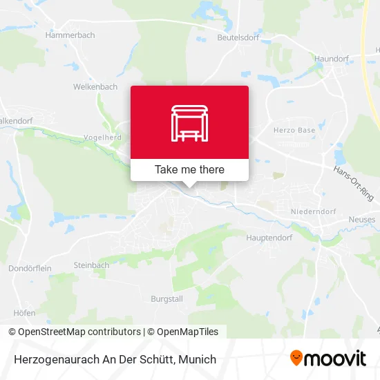 Карта Herzogenaurach An Der Schütt