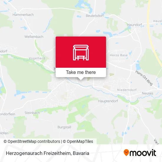 Карта Herzogenaurach Freizeitheim