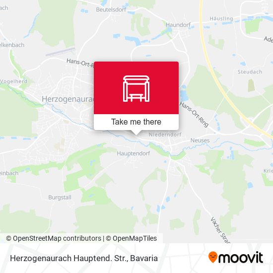 Herzogenaurach Hauptend. Str. map