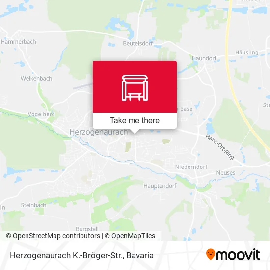 Карта Herzogenaurach K.-Bröger-Str.