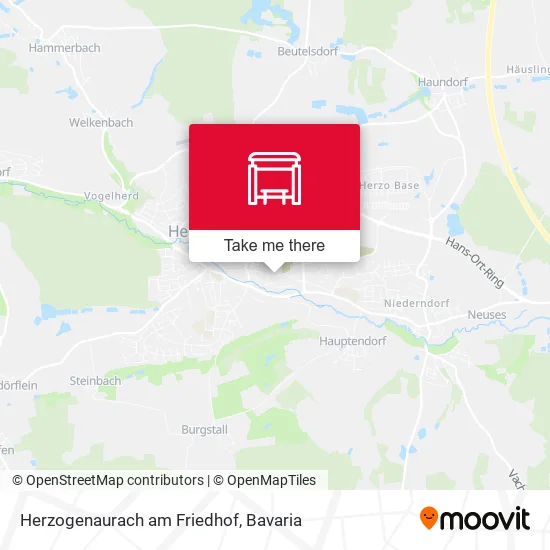 Карта Herzogenaurach am Friedhof