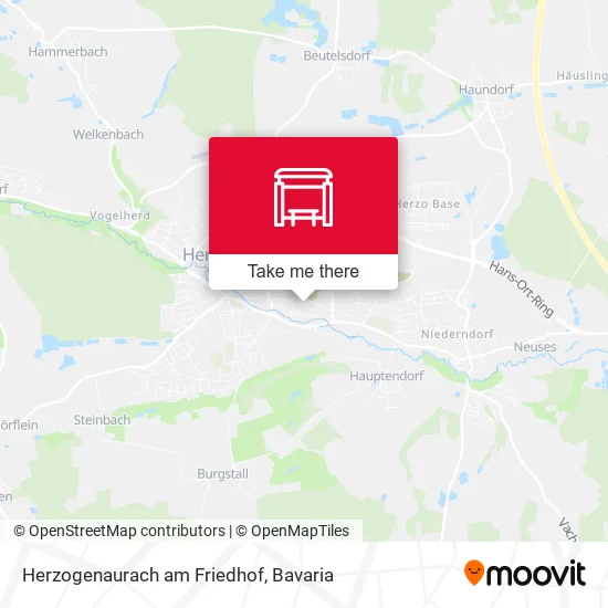Карта Herzogenaurach am Friedhof
