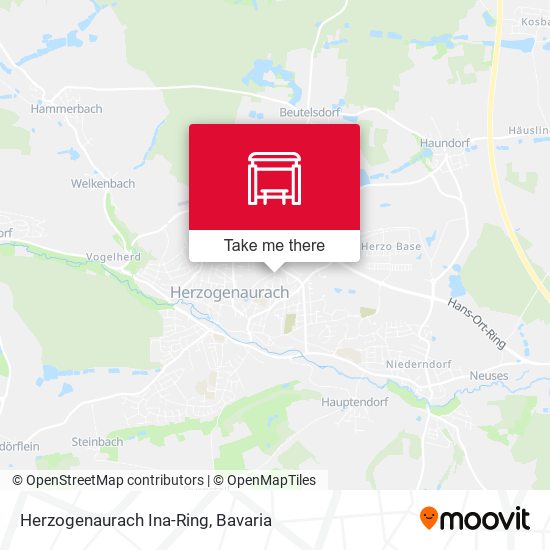 Herzogenaurach Ina-Ring map