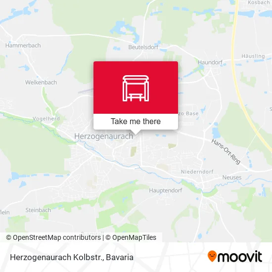 Карта Herzogenaurach Kolbstr.