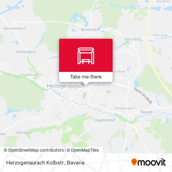 Карта Herzogenaurach Kolbstr.