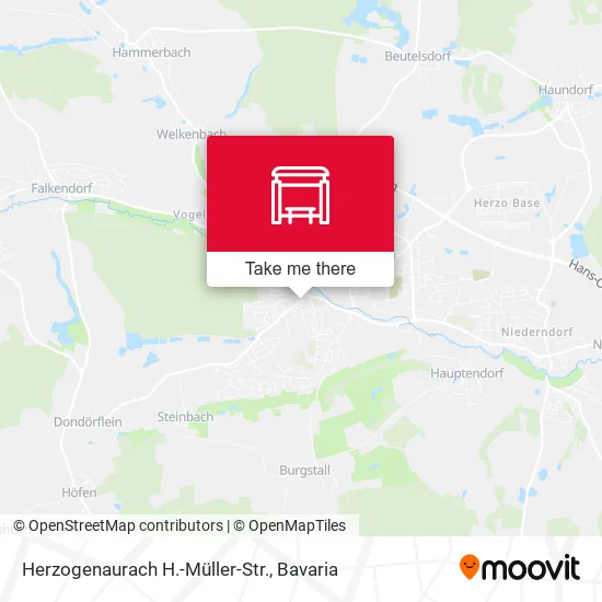 Карта Herzogenaurach H.-Müller-Str.