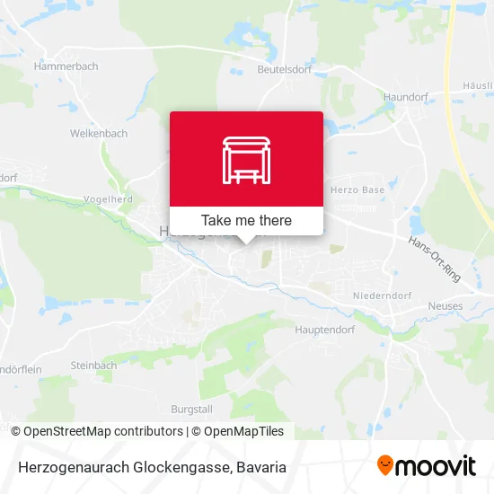 Карта Herzogenaurach Glockengasse