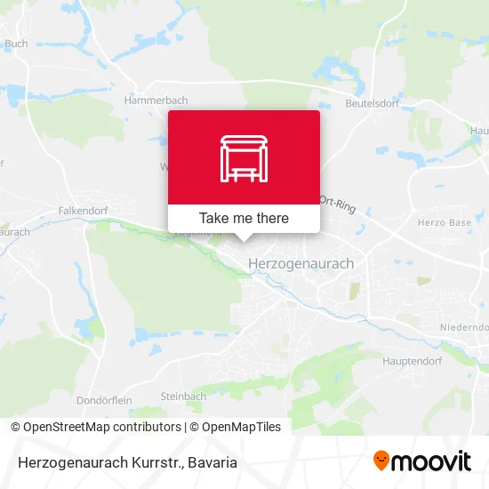 Карта Herzogenaurach Kurrstr.
