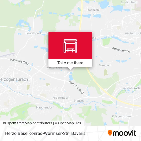 Карта Herzo Base Konrad-Wormser-Str.