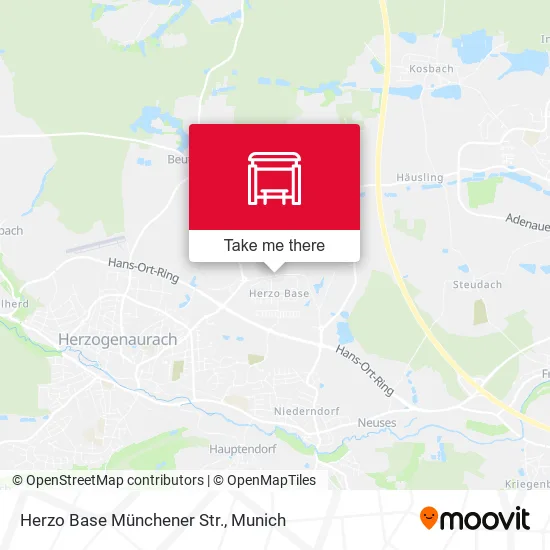 Карта Herzo Base Münchener Str.