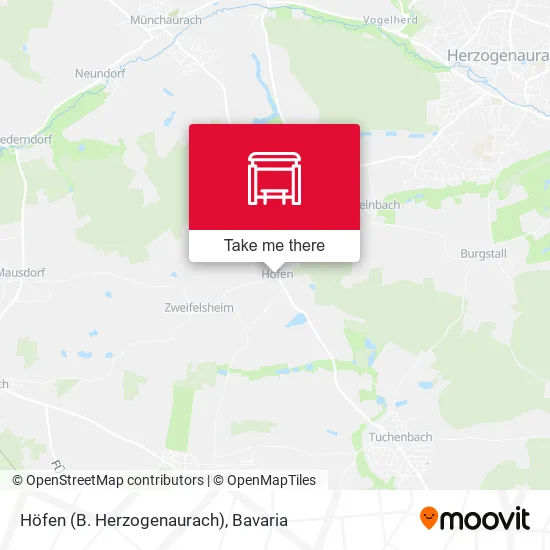 Карта Höfen (B. Herzogenaurach)