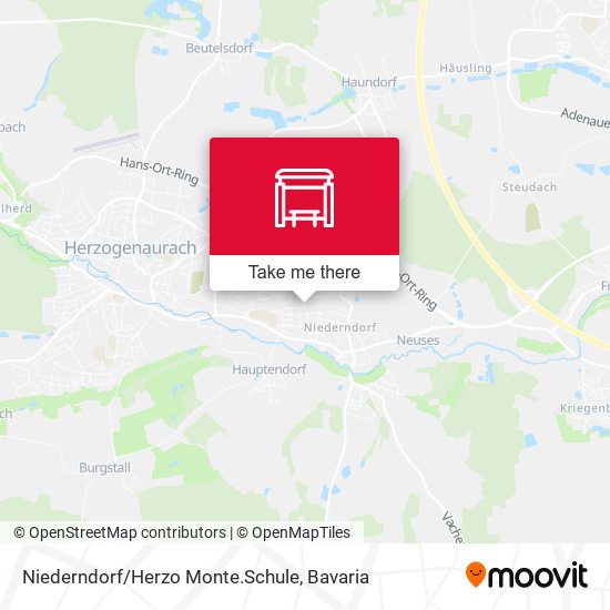 Niederndorf/Herzo Monte.Schule map