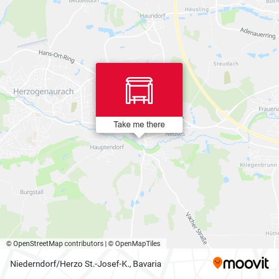 Niederndorf/Herzo St.-Josef-K. map