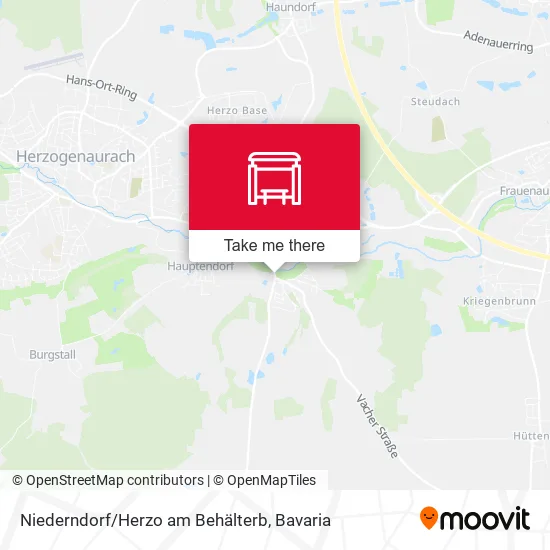 Карта Niederndorf/Herzo am Behälterb