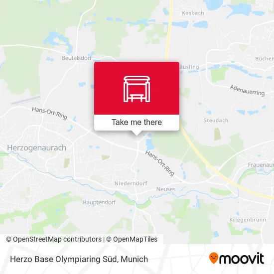 Карта Herzo Base Olympiaring Süd