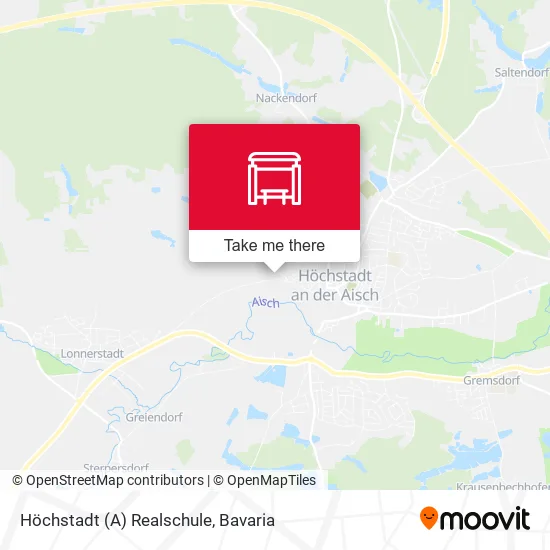 Карта Höchstadt (A) Realschule