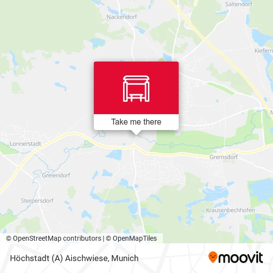Карта Höchstadt (A) Aischwiese