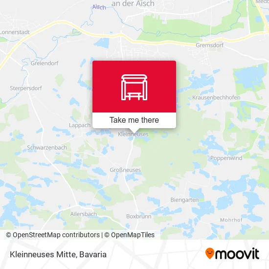 Карта Kleinneuses Mitte