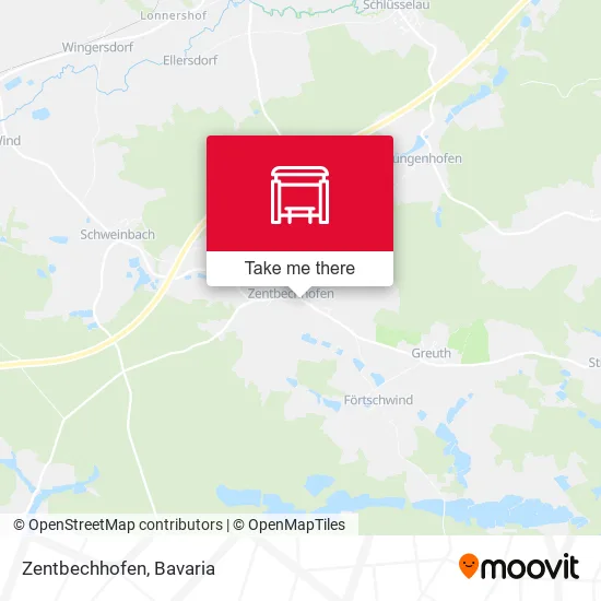Карта Zentbechhofen