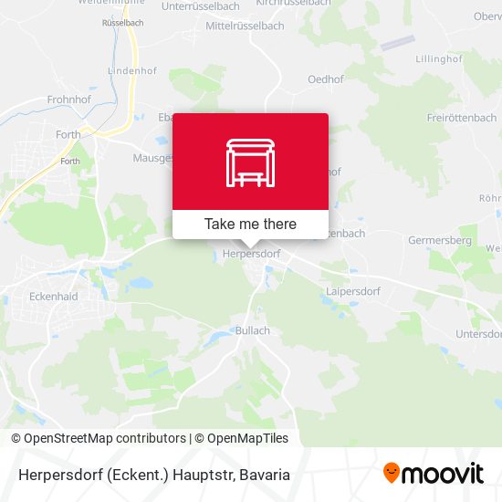 Herpersdorf (Eckent.) Hauptstr map