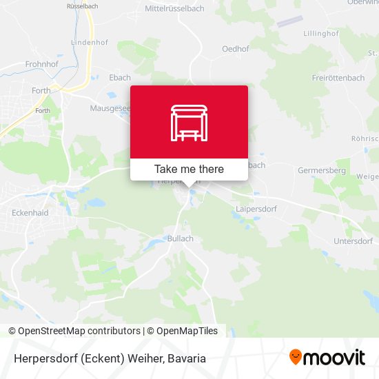 Herpersdorf (Eckent) Weiher map