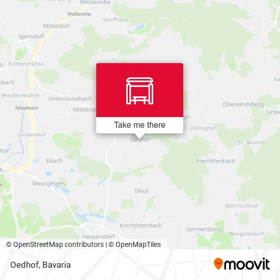 Карта Oedhof